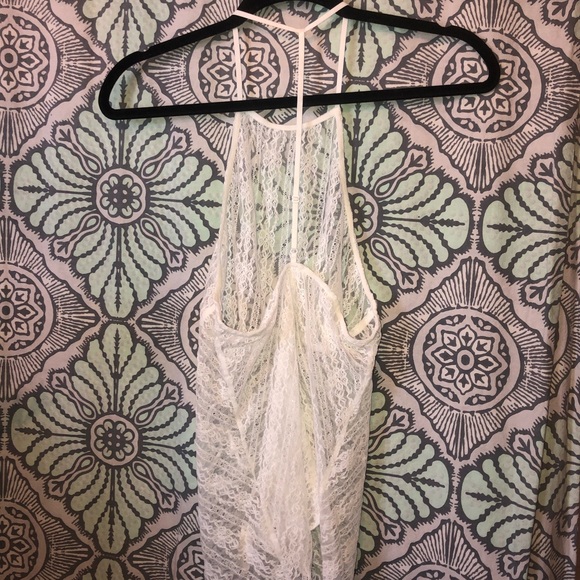 Free people open back lace tank - Picture 3 of 5